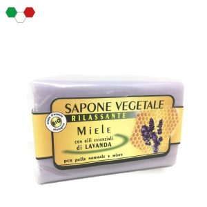 Sapone al miele ed estratti di lavanda