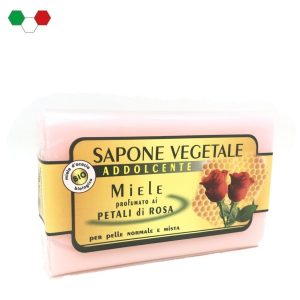 Sapone al miele ed estratti di rosa