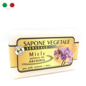 Sapone al miele profumato alla orchidea