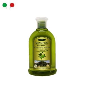 Shampoo rigenerante all'olio di oliva bio, miele, aloe vera